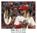 Bryce Harper Phillies Game Used Bat 2024 *Career HR 316* Signed Fanatics MLB LOA