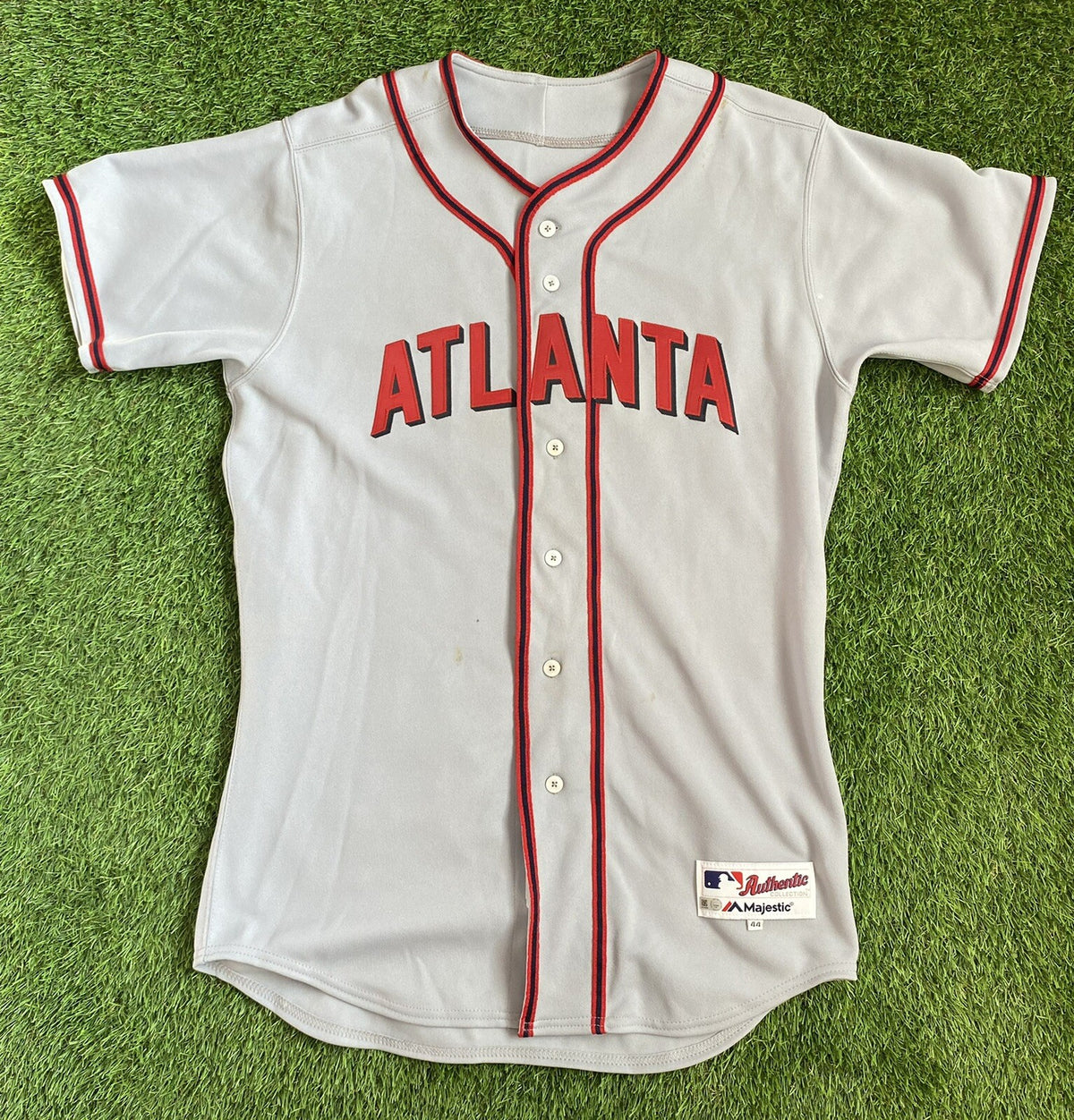 Ender Inciarte Atlanta Braves Game Used Worn Jersey 2016 MLB Auth Signed