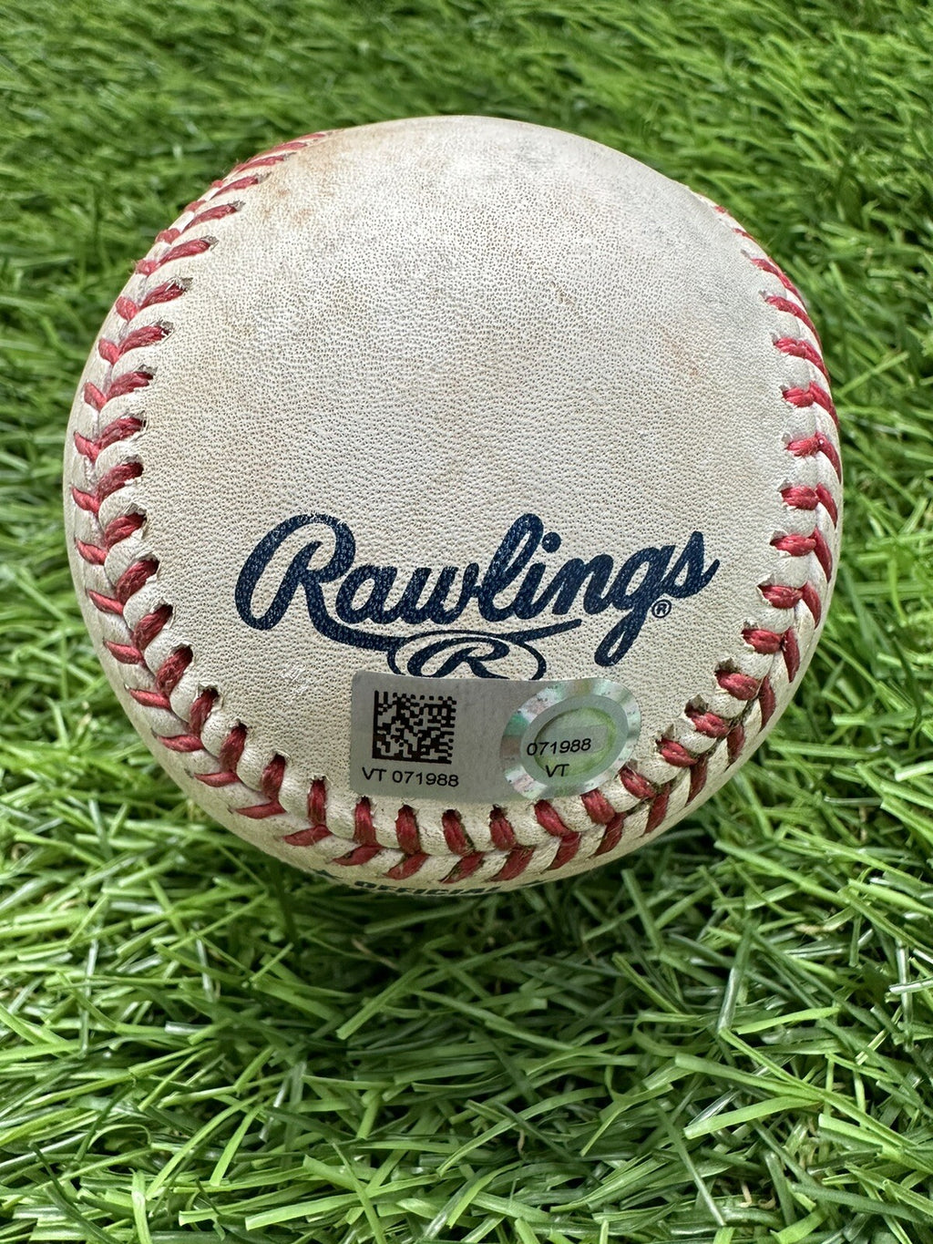 Wander Franco Tampa Bay Rays Game Used Baseball “8th Career Triple” MLB Auth