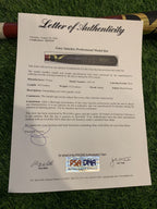 Gary Sanchez New York Yankees Game Bat With Use 2016 PSA LOA