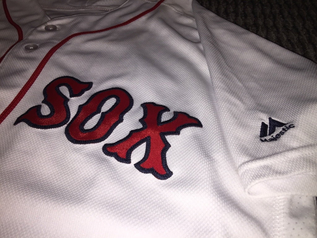 Andrew Benintendi Boston Red Sox Game Used Worn Jersey MLB Auth 2018 WS Season