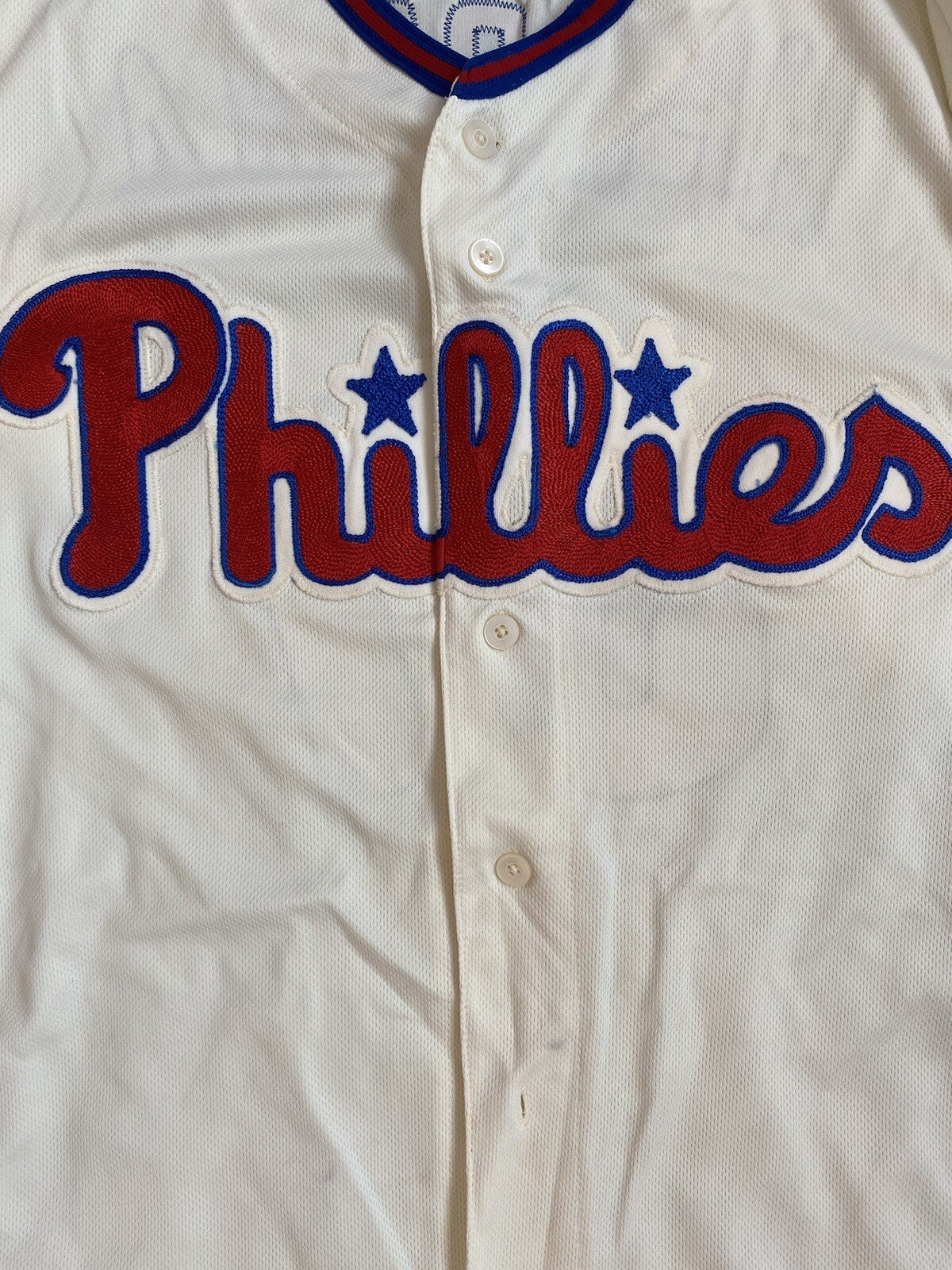 Odubel Herrera Philadelphia Phillies Game Used Worn Jersey 2 Hits MLB Auth