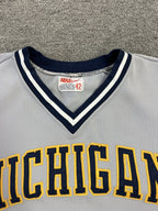 Barry Larkin Michigan Game Used Worn Jersey 1985 UofM Baseball LOA