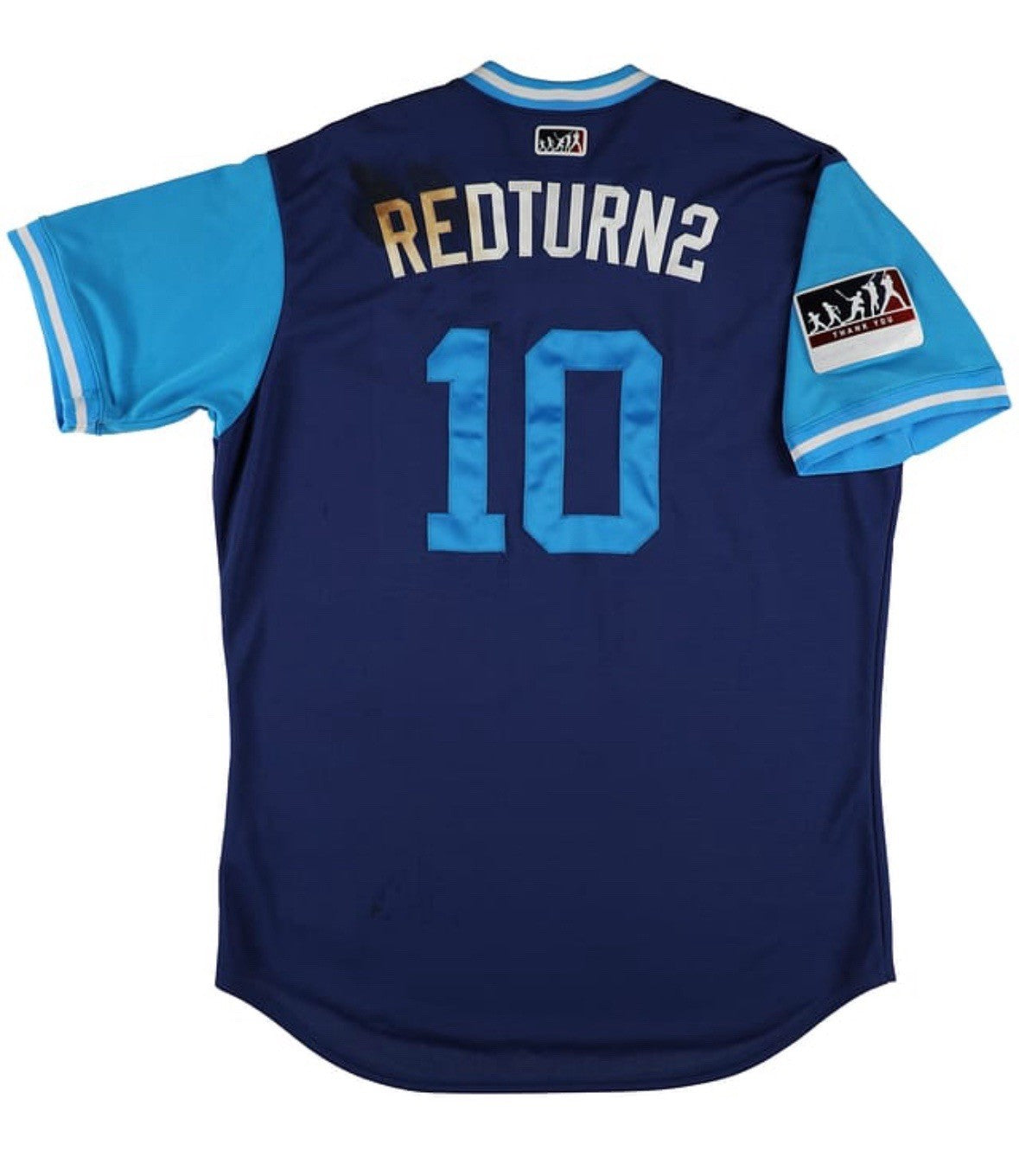 Justin Turner Game Used Worn Jersey 2017 Player’s Weekend Dodgers MLB Auth LOA