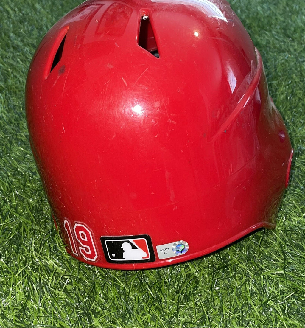 Joey Votto Cincinnati Reds Game Used Helmet 2010 “NL MVP Season” MLB Auth Match