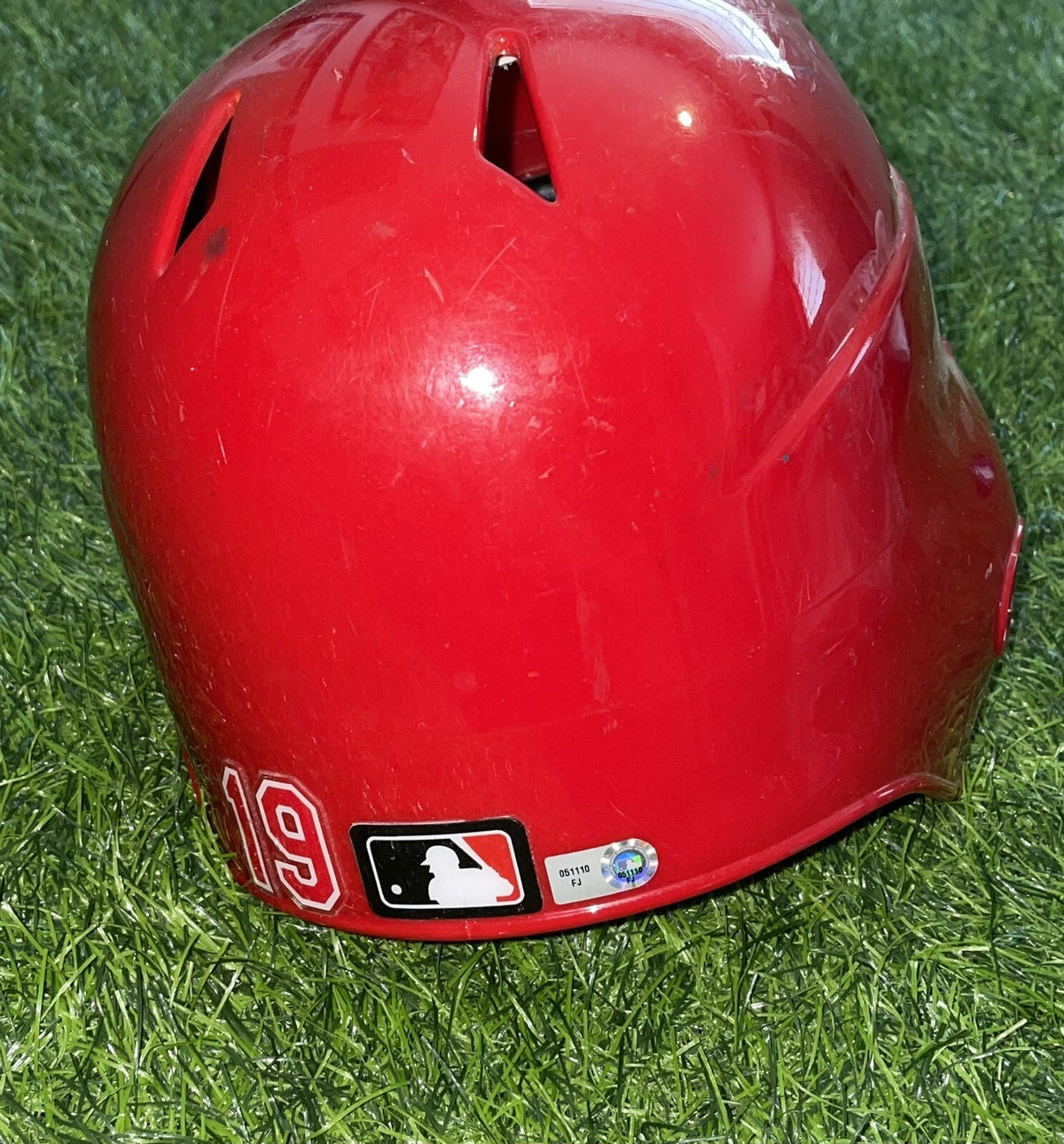 Joey Votto Cincinnati Reds Game Used Helmet 2010 “NL MVP Season” MLB Auth Match
