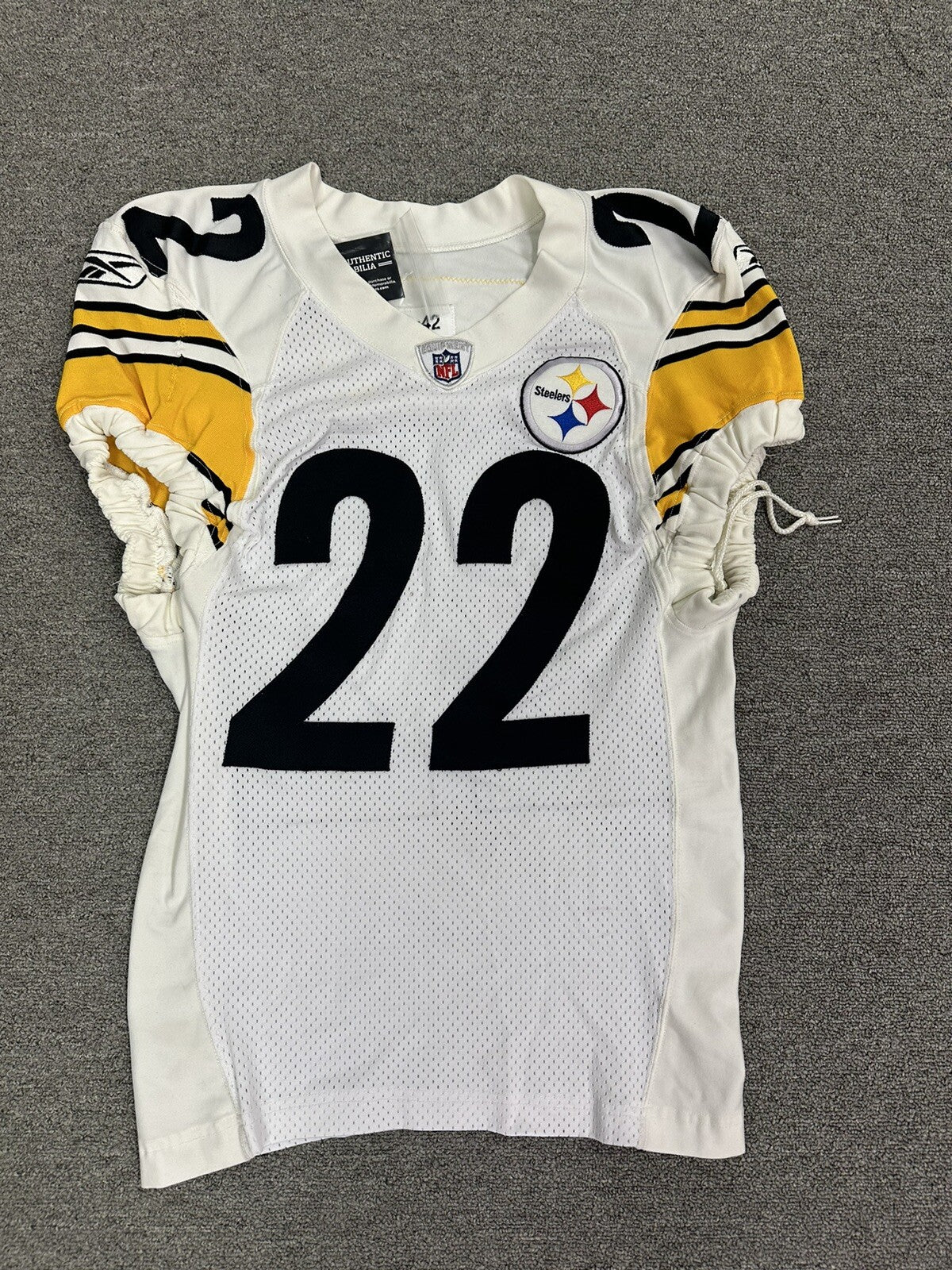 William Gay Pittsburgh Steelers Game Used Worn Jersey 2011 Matched Steelers LOA