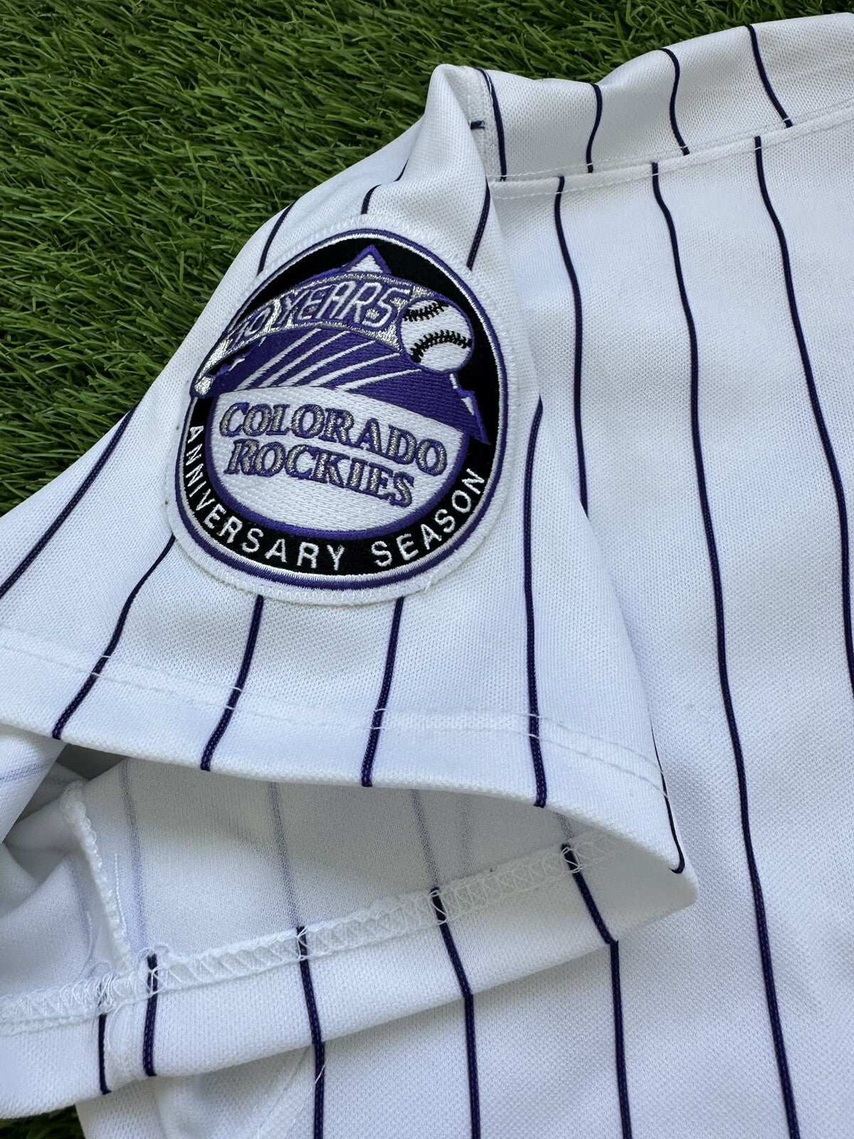 Mike Hampton Colorado Rockies Game Used Jersey 2002 Rockies LOA