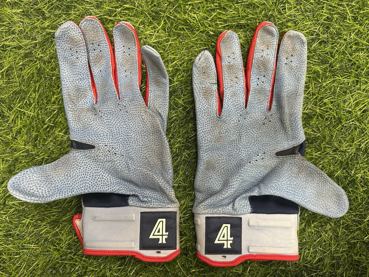 George Springer Toronto Blue Jays Game Used Batting Gloves 2023 GUG LOA