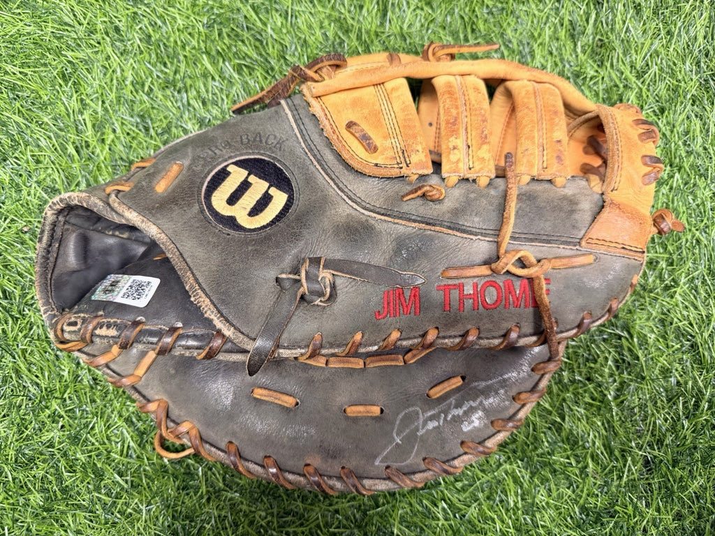 Jim Thome Game Used Fielding Glove 2005-2008 Signed Legends LOA