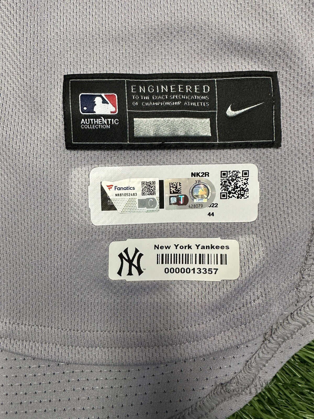 Jasson Dominguez New York Yankees Team Issued Jersey 2023 MLB Auth