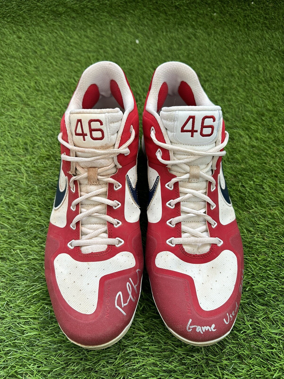 Paul Goldschmidt St. Louis Cardinals Game Used Cleats Signed MLB Auth LOA 2019