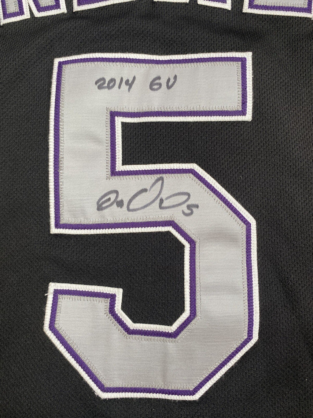 Carlos Gonzalez Colorado Rockies Game Used Jersey “Career Home Run 136” Signed