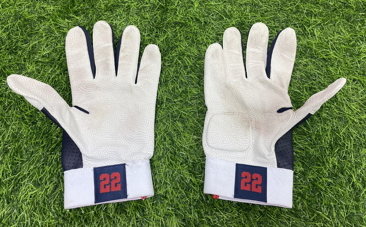 Joc Pederson Atlanta Braves Game Used Worn Batting Gloves “2021 World Series”