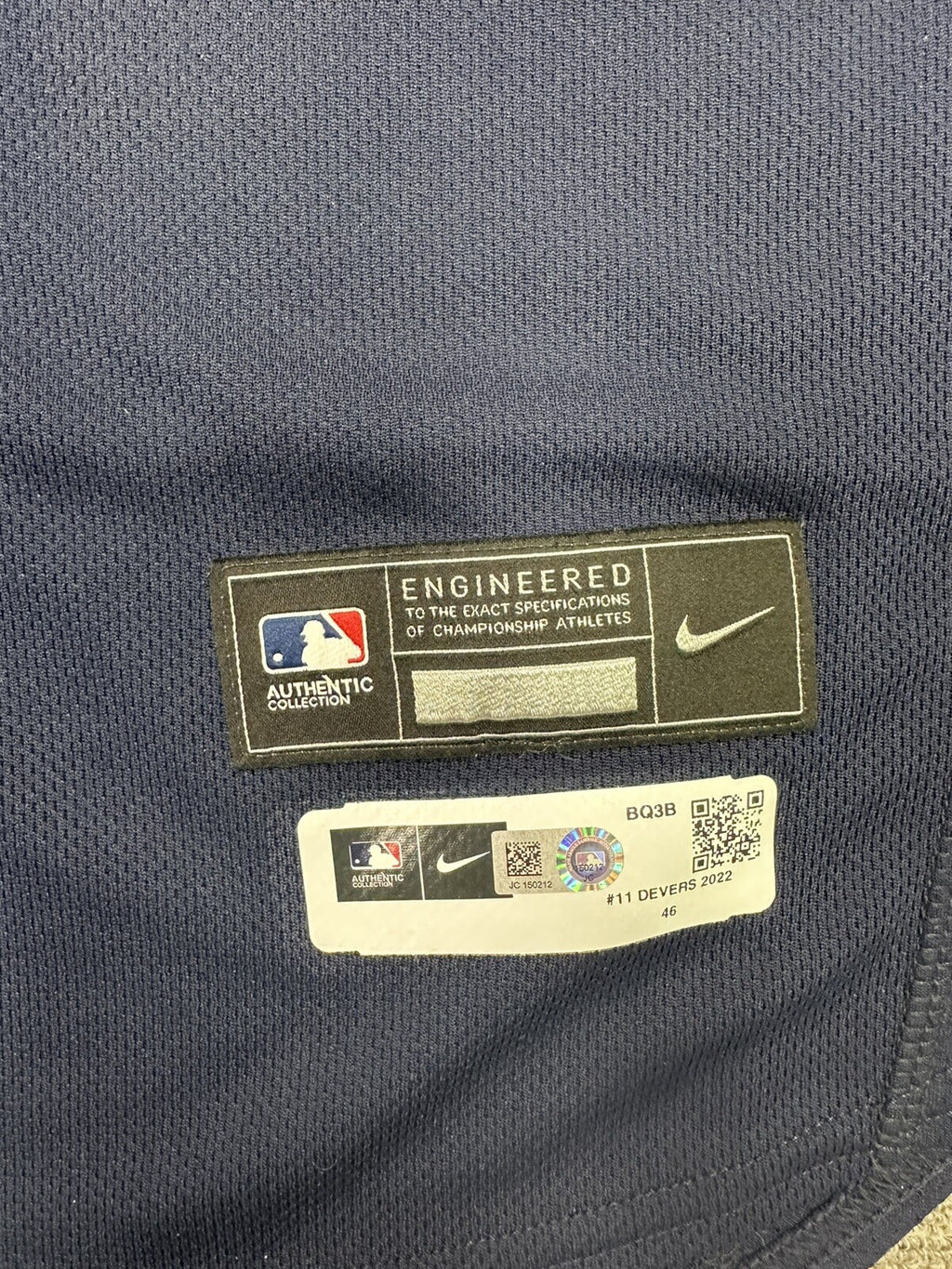Rafael Devers Boston Red Sox Game Used Worn Jersey 2022 MLB Auth