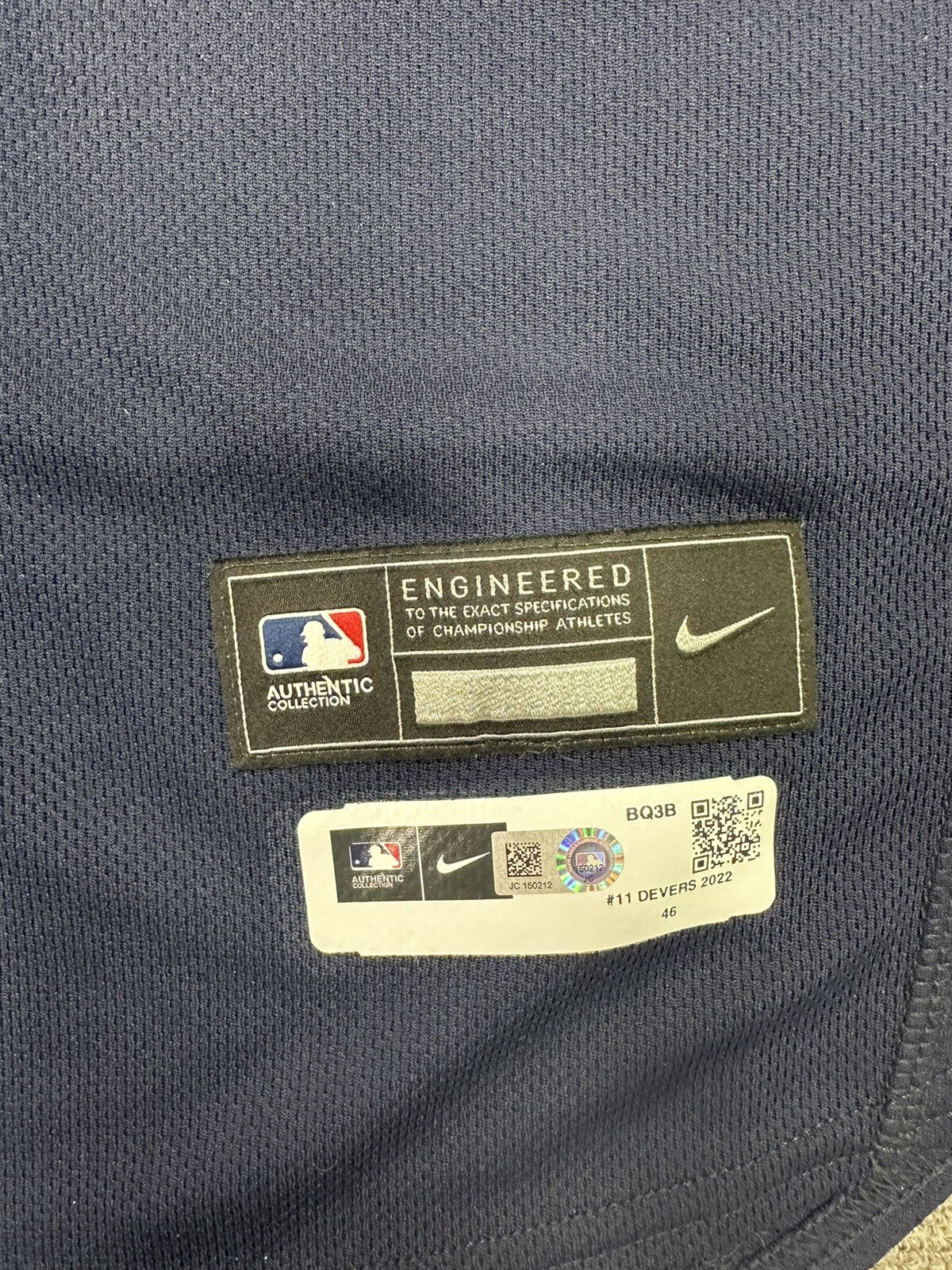 Rafael Devers Boston Red Sox Game Used Worn Jersey 2022 MLB Auth