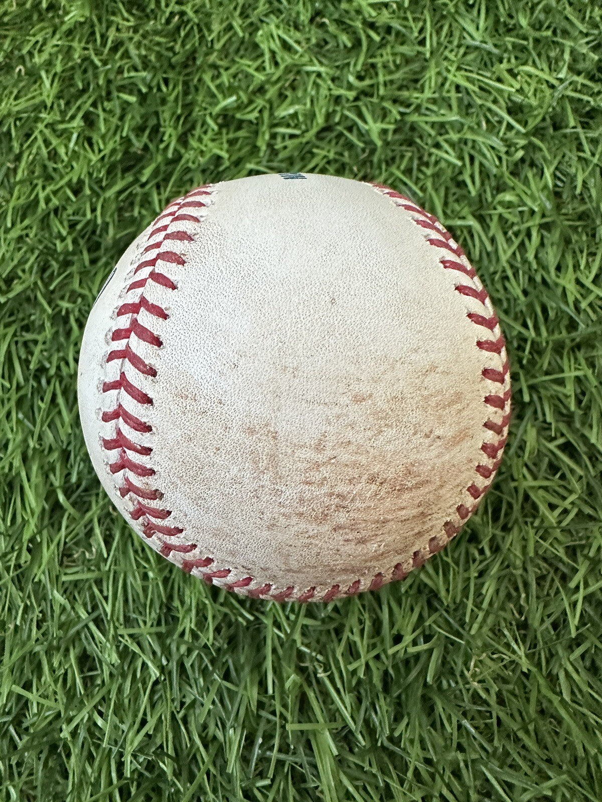 Ronald Acuna Jr. Game Used Baseball Single 2018 NL ROY Season MLB Auth Hit # 96