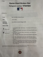 Ronald Acuna Jr. Atlanta Braves Game Used Bat 2023 NL MVP MLB Auth Signed 2 Hits