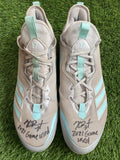 Kris Bryant Chicago Cubs Game Used Cleats 2021 Excellent Use Signed LOA