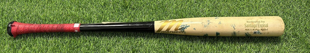 Santiago Espinal Toronto Blue Jays game used bat 2022 “2 RBI Single"
