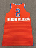 Shai Gilgeous-Alexander Signed OKC Player-Issued Statement Jersey Thunder LOA