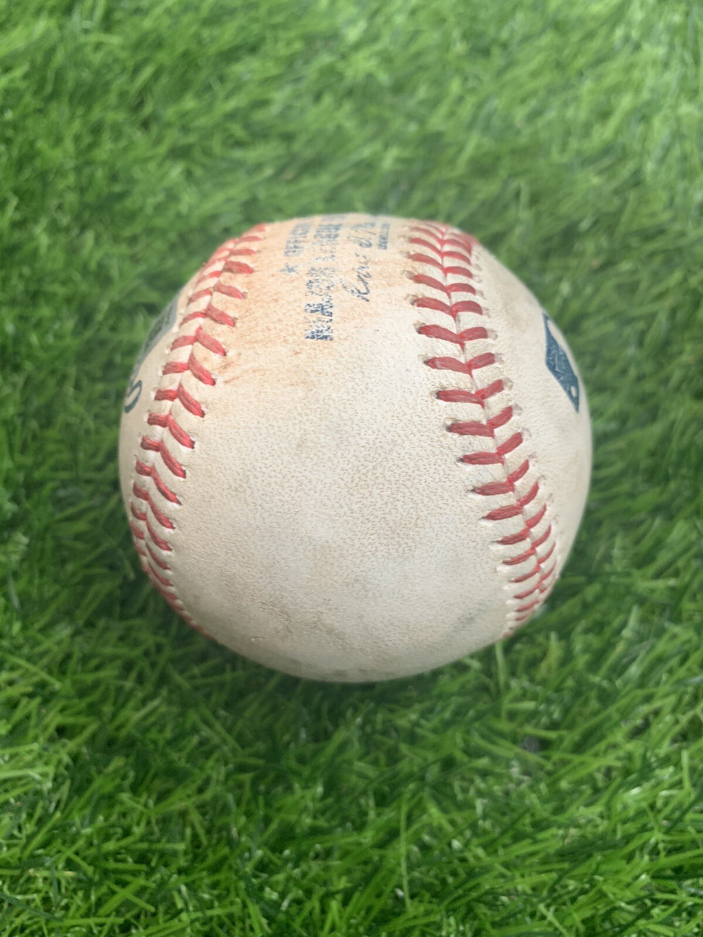 Christian Yelich Milwaukee Brewers Game Used Baseball Single MLB 2019