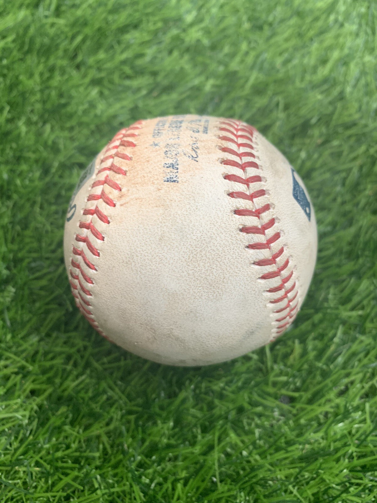 Christian Yelich Milwaukee Brewers Game Used Baseball Single MLB 2019
