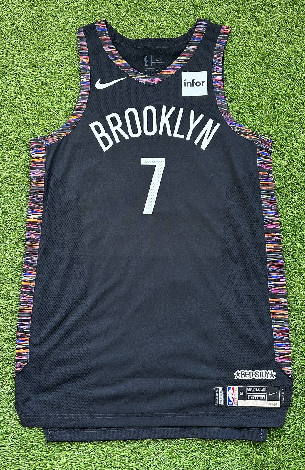 Kevin Durant Brooklyn Nets Player Issued “City Edition” Jersey Fanatics LOA