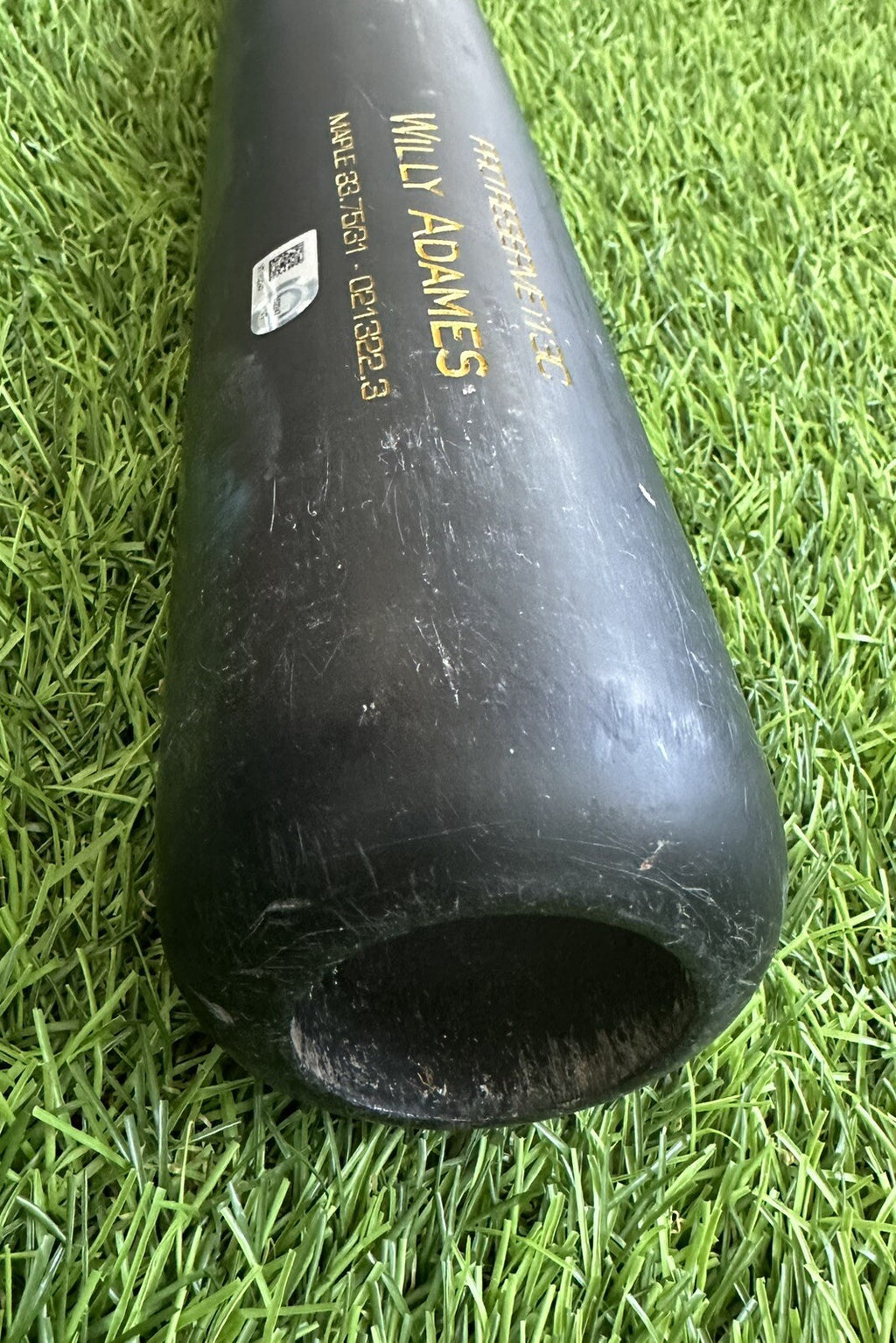 Willy Adames Milwaukee Brewers Game Used Bat “Career HR #71” MLB Auth