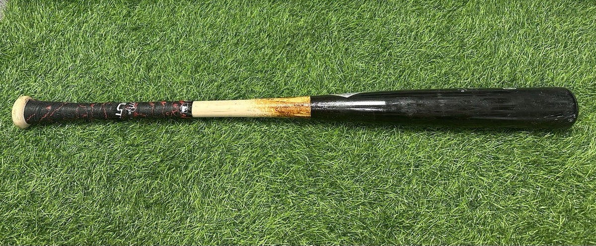Mike Trout Angels Game Used Bat Signed 2021  Anderson LOA MLB Auth 2 Hits