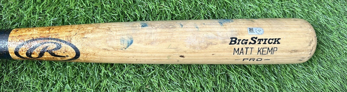 Matt Kemp San Diego Padres Game Used Bat “Career HR 183” Matched MLB Auth