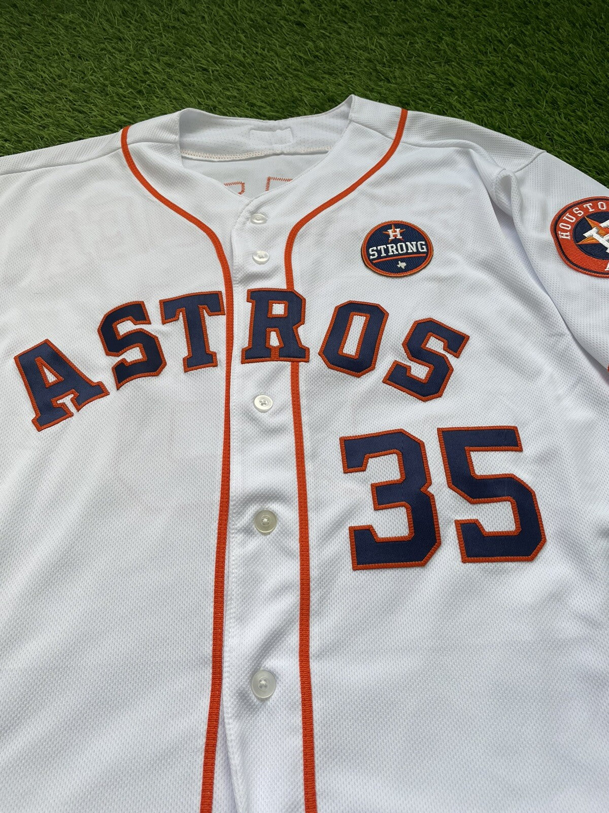 Justin Verlander Houston Astros Team Issued Jersey 2017 “Houston Strong” MLB