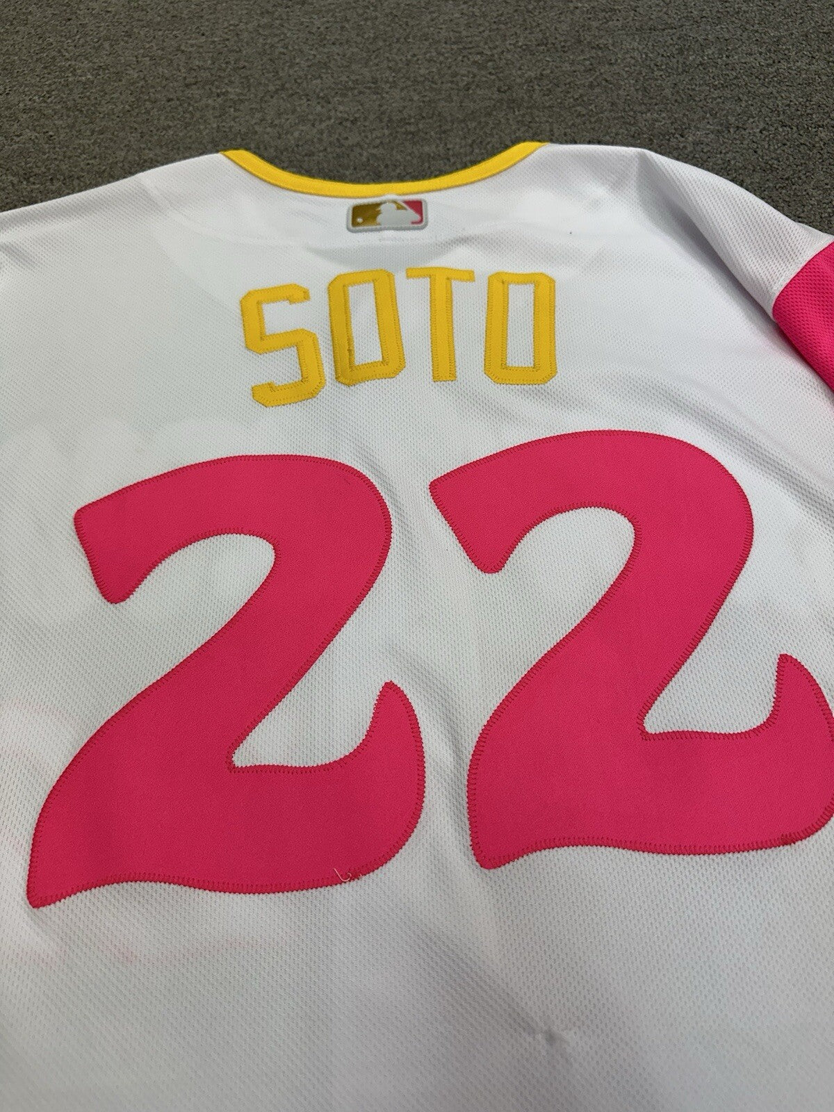 Juan Soto San Diego Padres Game Used Worn Jersey City Connect MLB Auth 2023