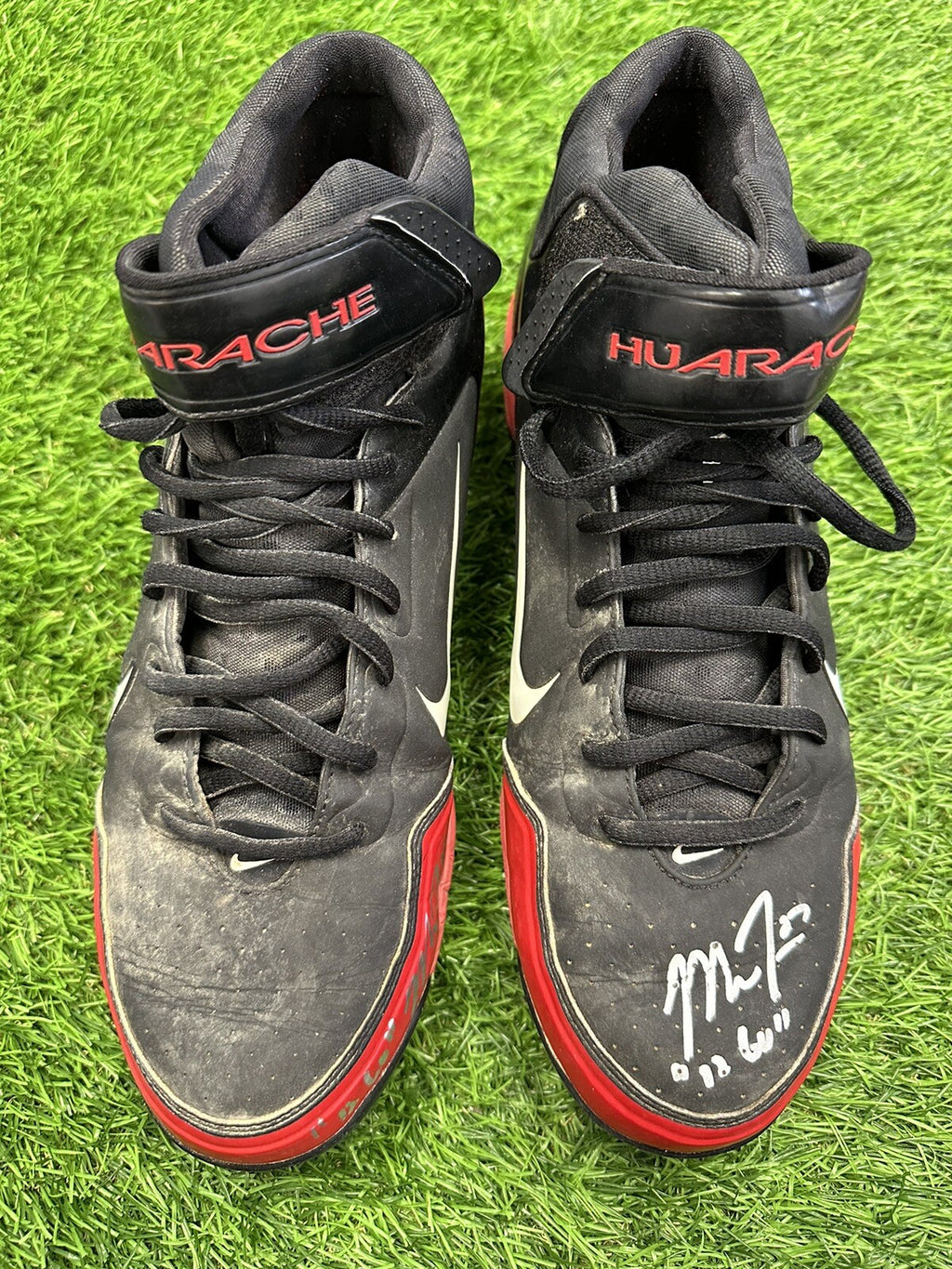 Mike Trout Game Used Worn Cleats 2012 Rookie Season Signed Anderson Trout LOA