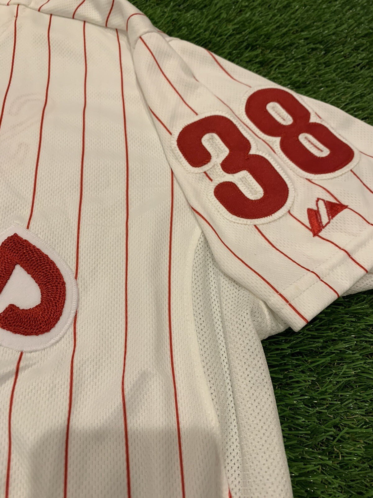 Curt Schilling Philadelphia Phillies Game Model Jersey Signed MLB Authenticated