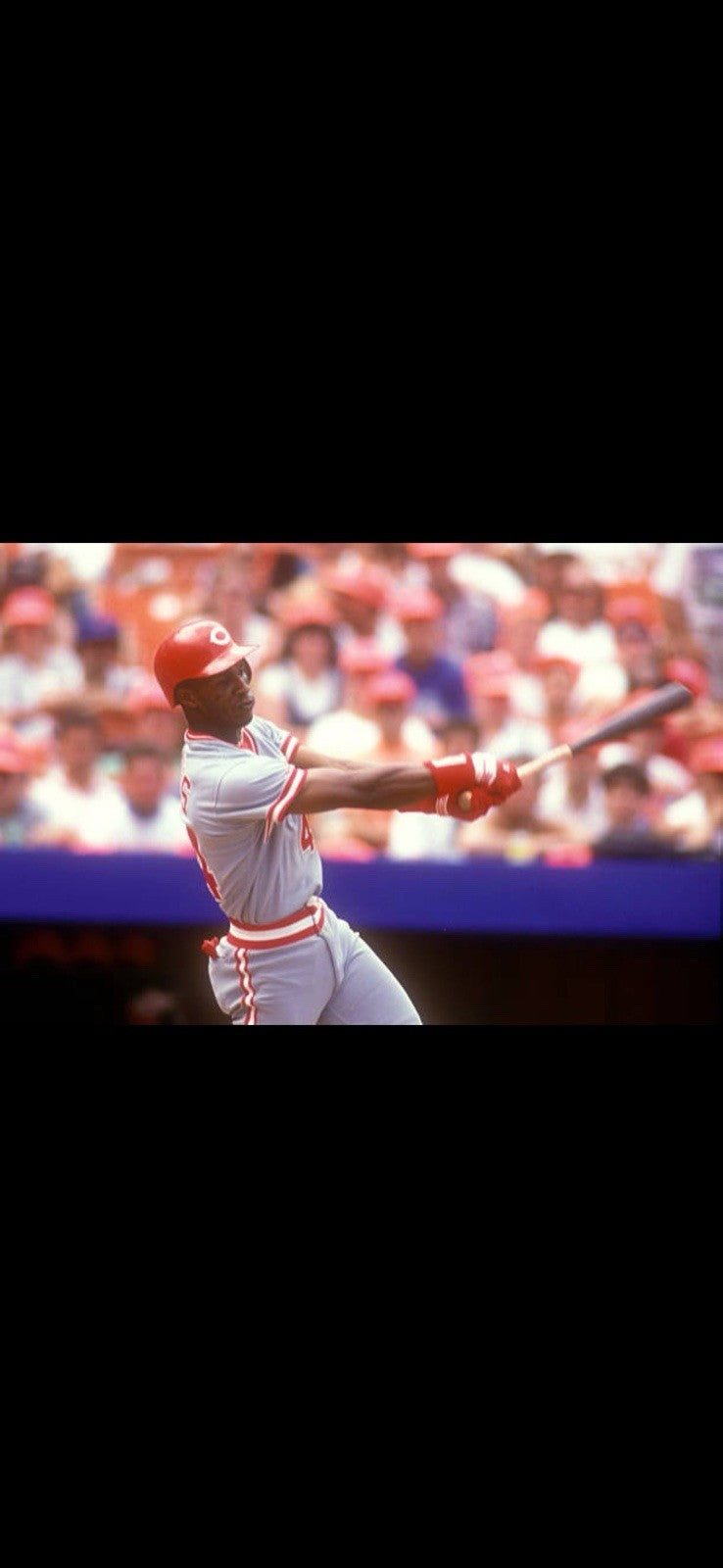 1990 Eric Davis Game Used Bat PSA/DNA GU 8.5 Cincinnati Reds World Series Season