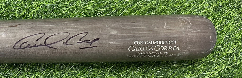 Carlos Correa Houston Astros Victus Player Issued Bat 2017 Signed GUG LOA
