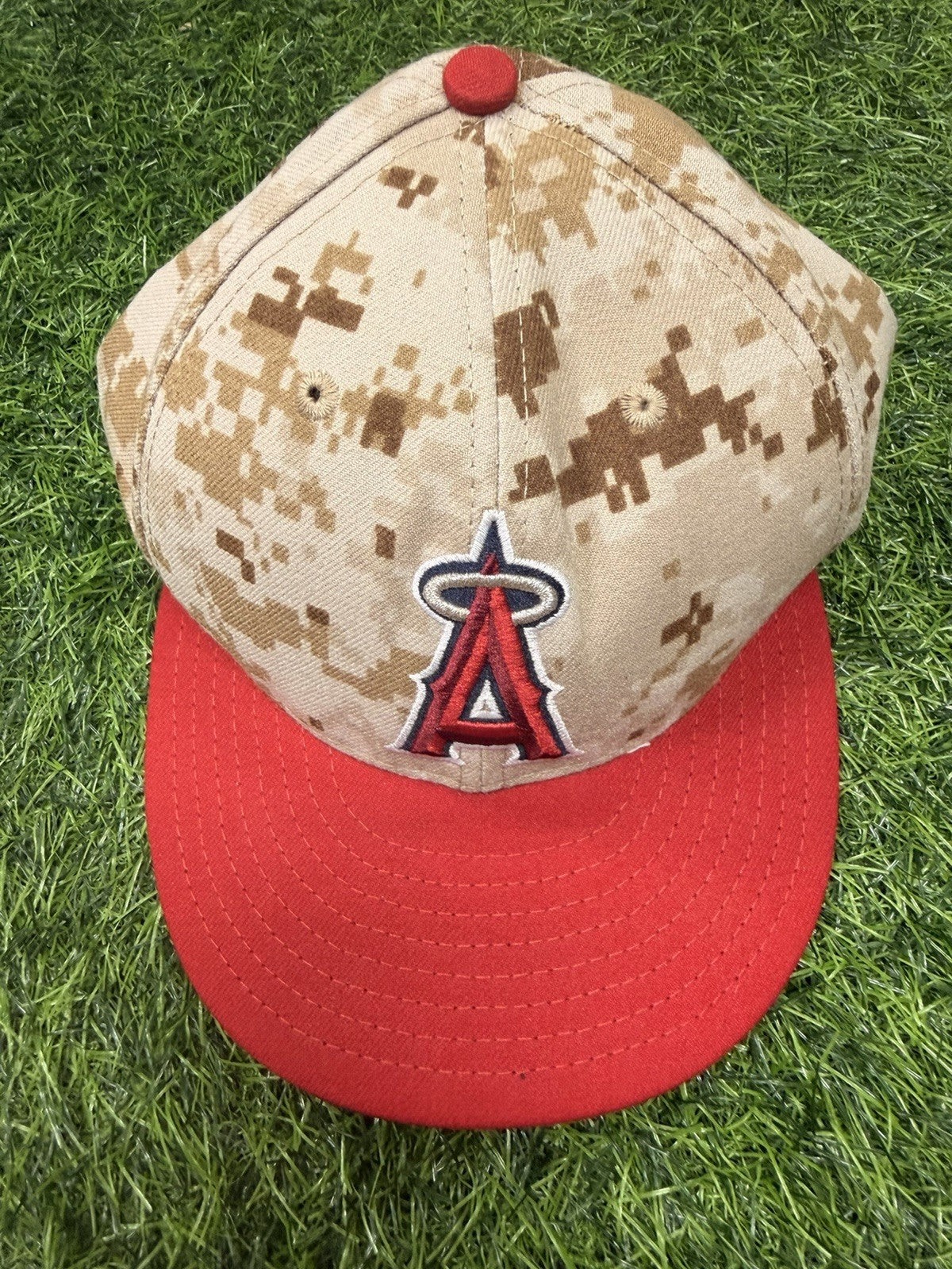 Albert Pujols Angels Game Used Hat MLB Auth HR # 506