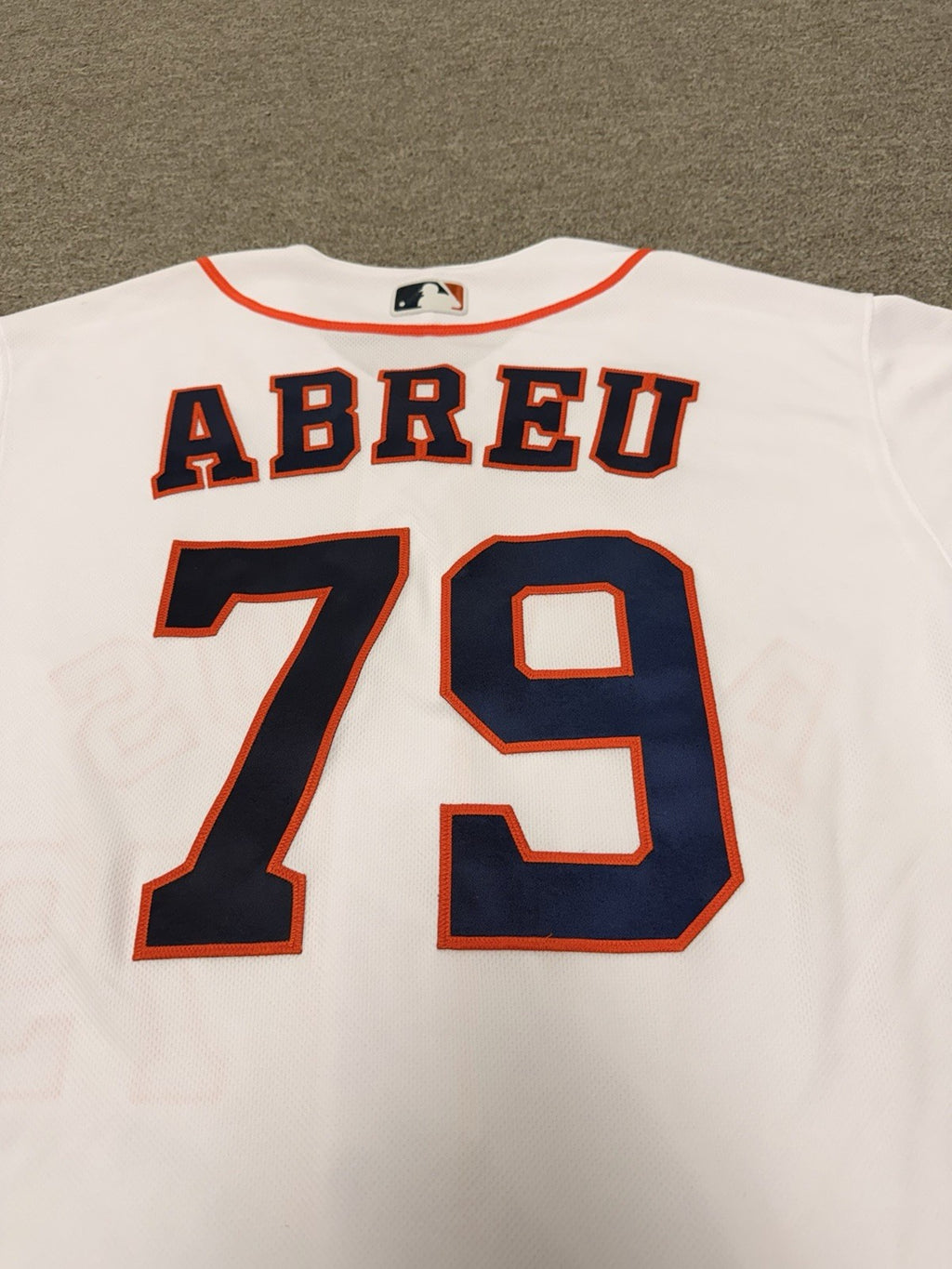 Jose Abreu Houston Astros Game Issued Jersey 2023 MLB Auth LOA