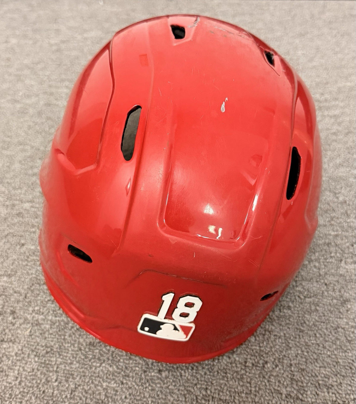Jordan Walker St. Louis Cardinals Game Used Helmet 2025 Season Worn MLB Auth