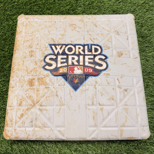 2009 World Series Game 6 – New York Yankees Game-Used Base MLB Auth Clinch Game!