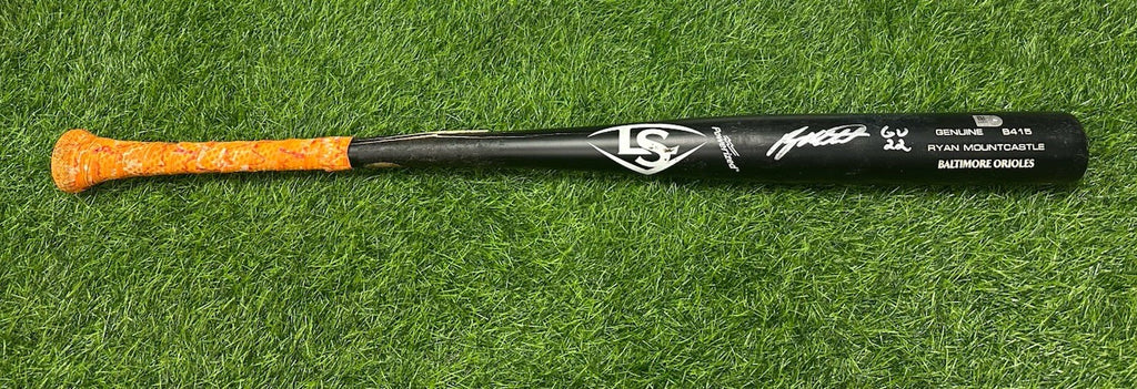 Ryan Mountcastle Baltimore Orioles Game Used Bat 2022 MLB Auth Signed LOA