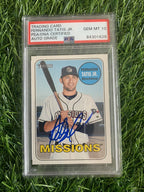 Fernando Tatis Jr. Signed 2018 Topps Heritage “PSA 10”