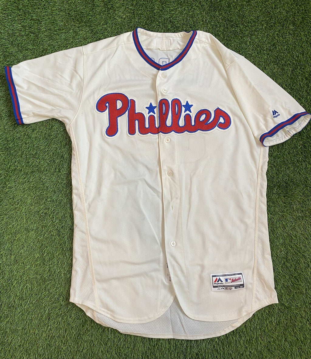 Odubel Herrera Philadelphia Phillies Game Used Worn Jersey 2 Hits MLB Auth