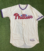 Odubel Herrera Philadelphia Phillies Game Used Worn Jersey 2 Hits MLB Auth
