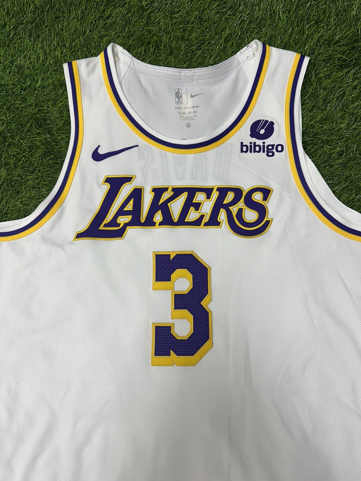 Anthony Davis Los Angeles Lakers Game Used Worn Jersey Double/Double NBA LOA