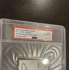 Ronald Acuna Jr. Atlanta Braves “MLB Debut / 1st Hit” Ticket Stub PSA Auth