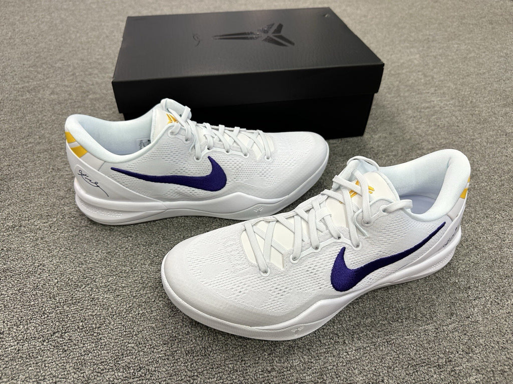 Nike Kobe 8 Protro Lakers Home *Unreleased* HF9550-100 NIB Fresh Size 8