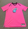 Dwayne Wade Miami Heat Game Used Shooting Shirt 2018