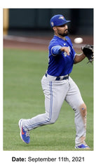 Marcus Semien Toronto Blue Jays Game Used Cleats 2021 Excellent Use